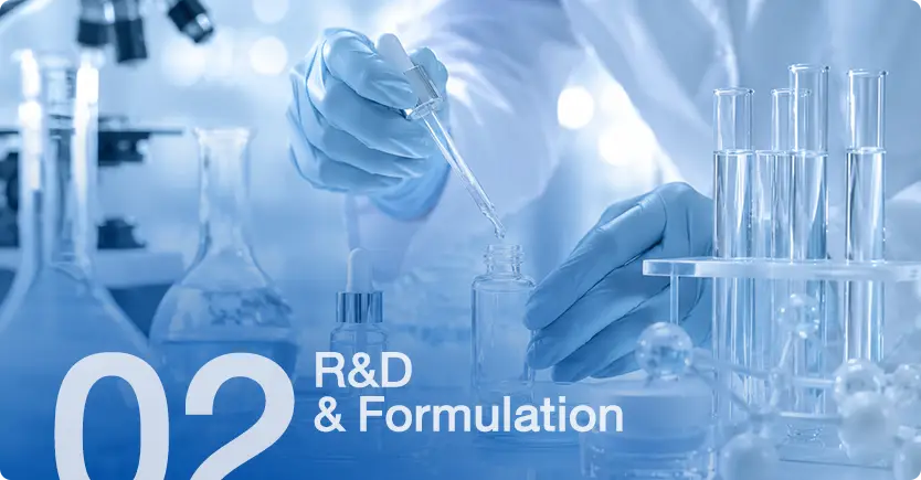 POSH OEM Process - R&D & Formulating